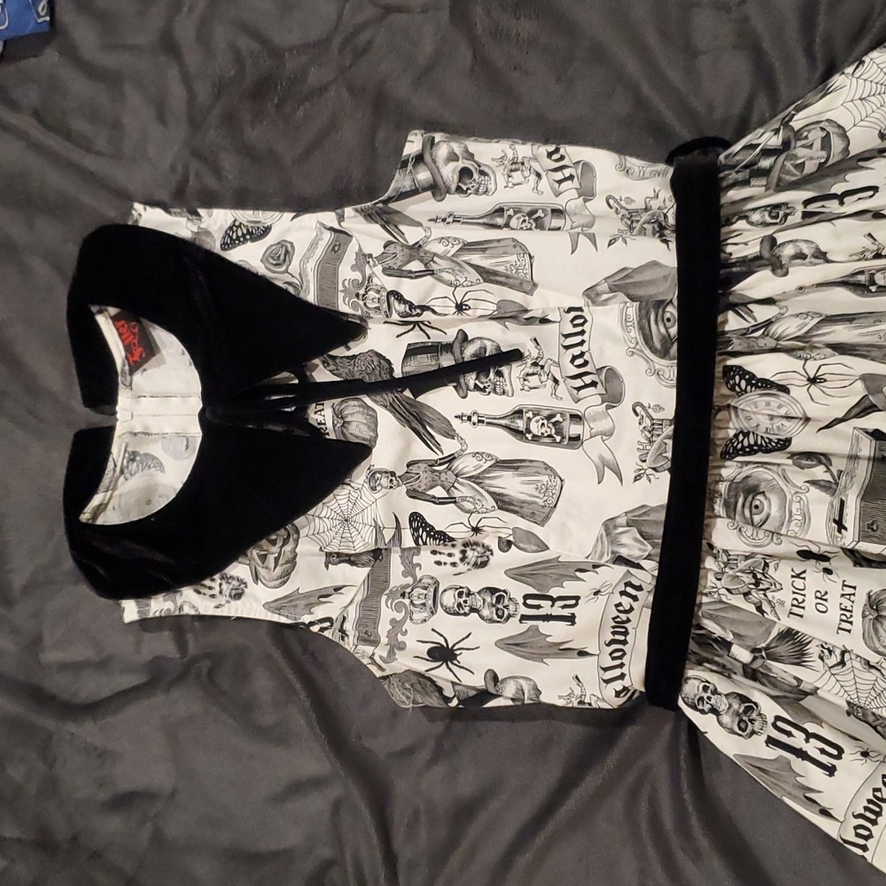 Folter halloween Peter pan collar dress size medium